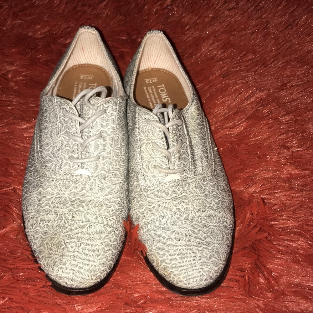 Grey oxfords